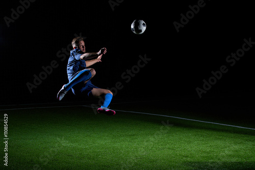 Football or soccer player