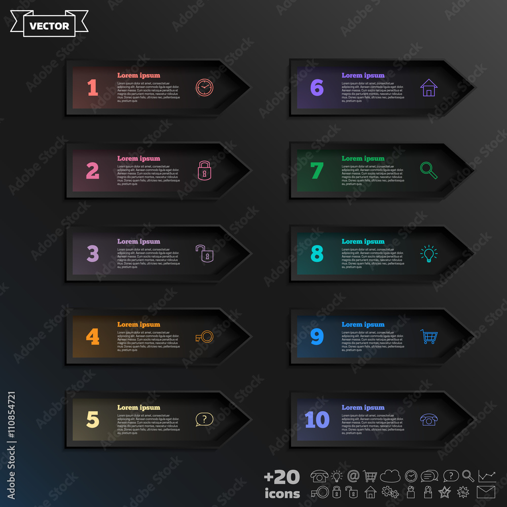 Vector infographic design list. Business concept. Vector infographic design list. Business concept.