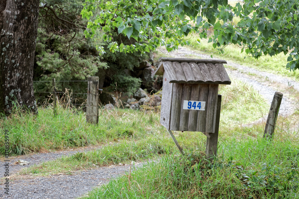 Post box at Kerikeri inlet in Northland New Zealand Post box at Kerikeri inlet in Northland New Zealand
