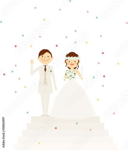 ウエディング 新郎新婦 全身 階段 Stock イラスト Adobe Stock ウエディング 新郎新婦 全身 階段 Stock イラスト Adobe Stock