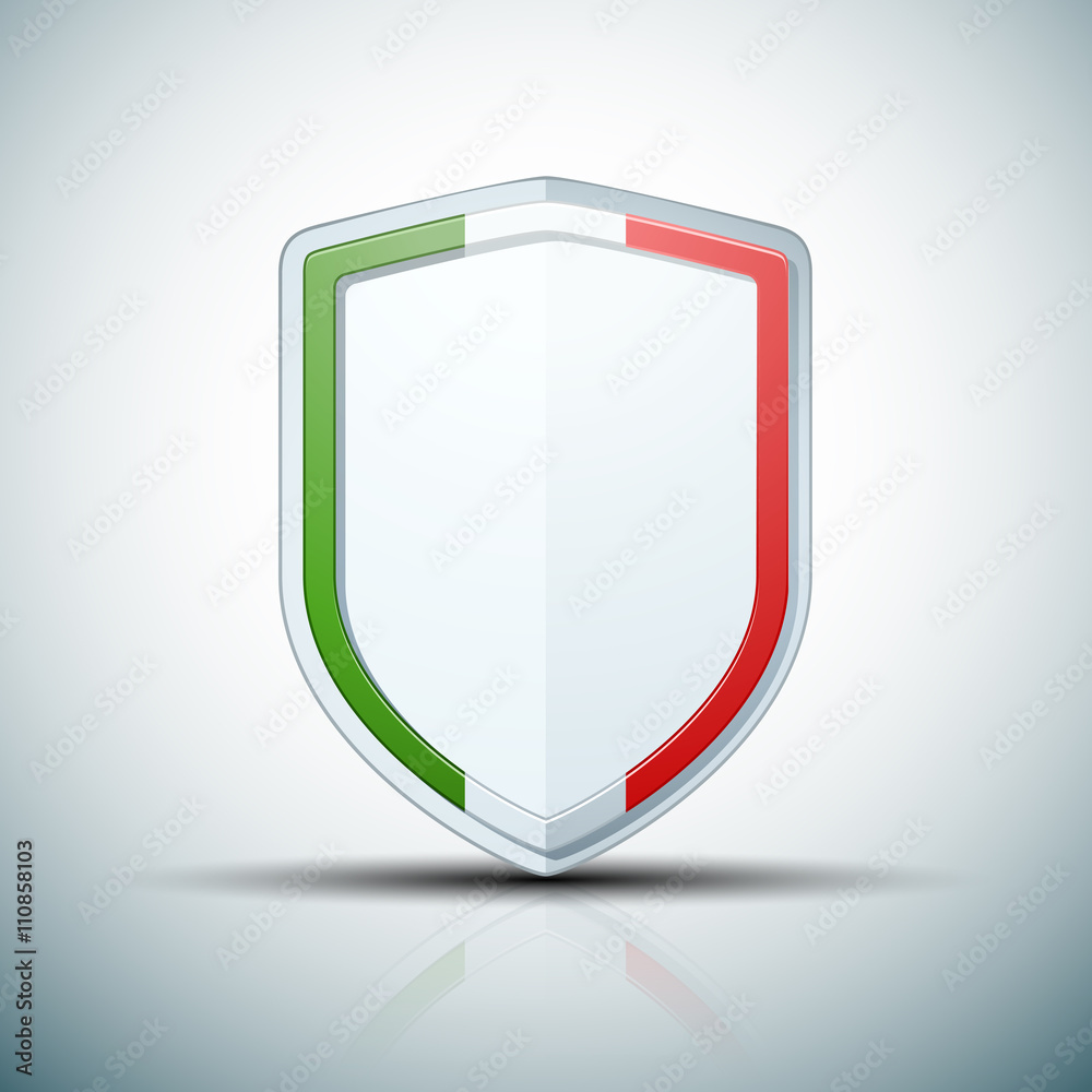 Italy shield sign Italy shield sign