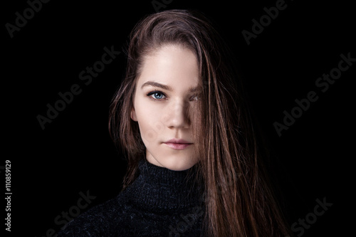 portrait of young beautiful girl