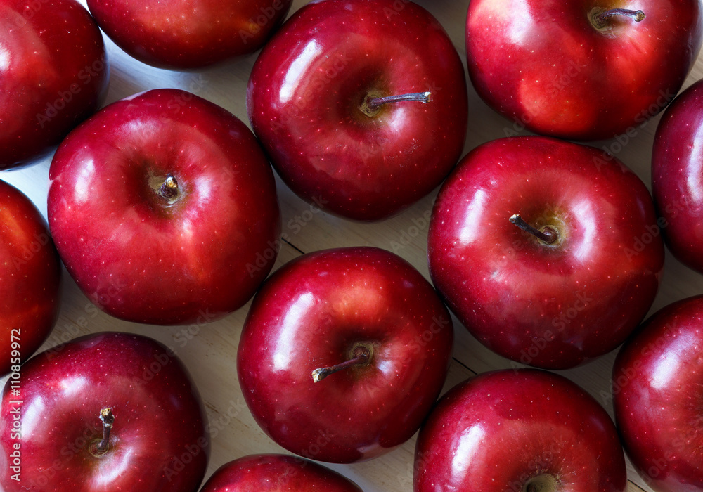 Background of red delicious ripe apples Background of red delicious ripe apples