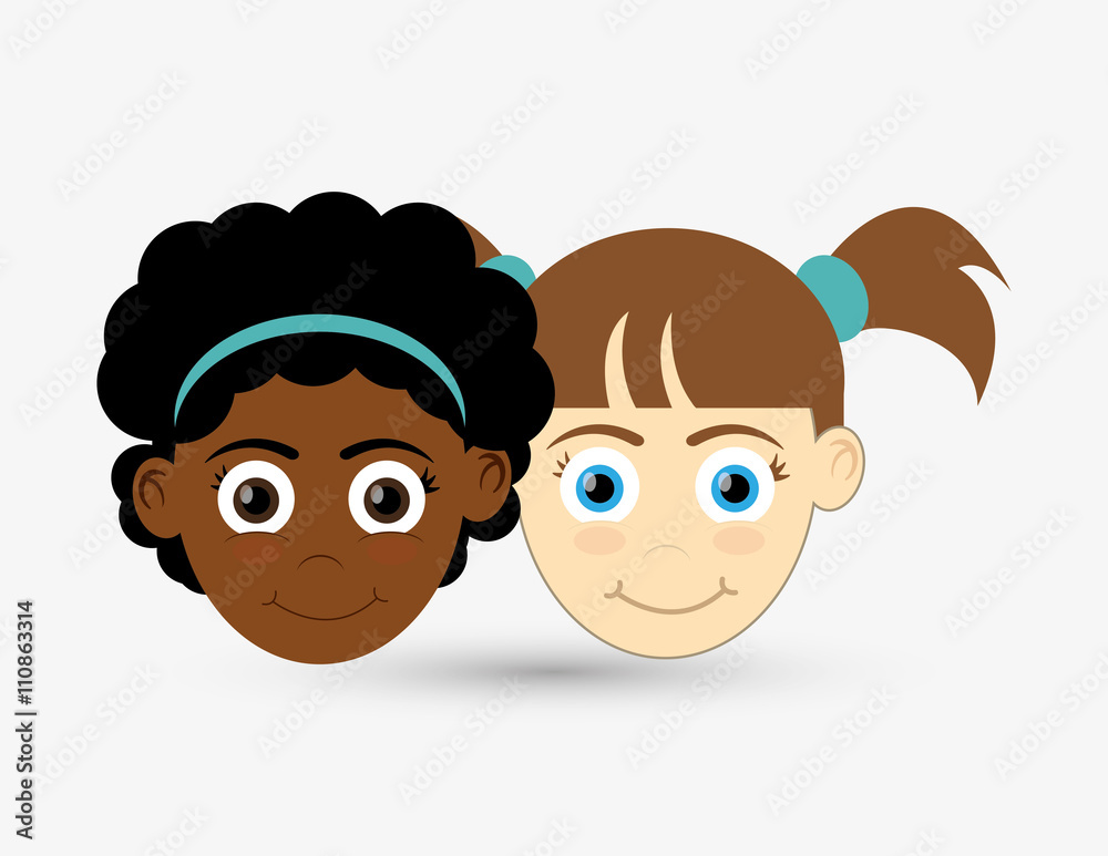 Kid icon. child design. Childhood concept Kid icon. child design. Childhood concept