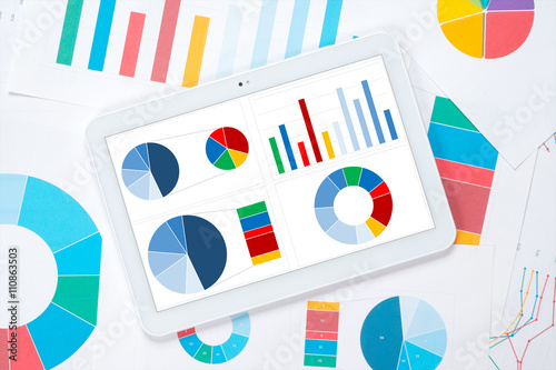 tablet colorful dashboard