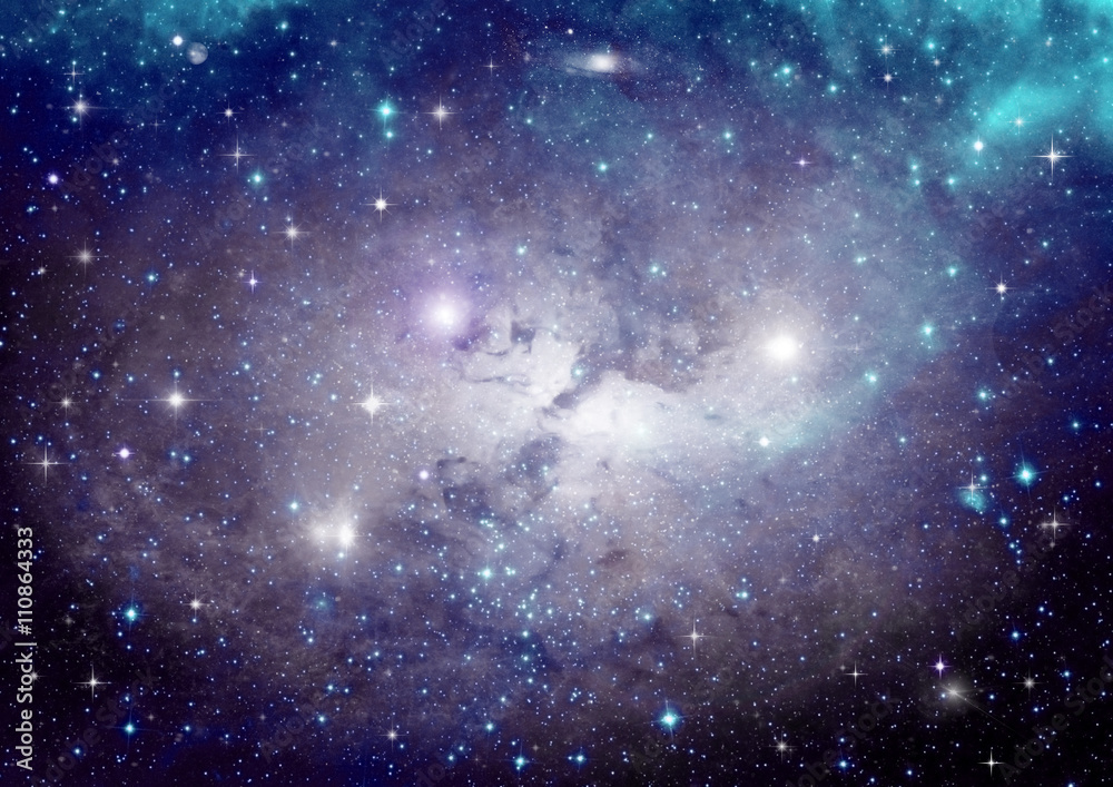Naklejka premium galaktyka w wolnej przestrzeni