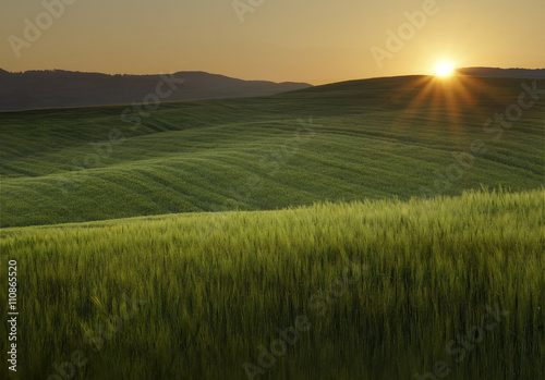 Sunrise in Tuscany  Italy