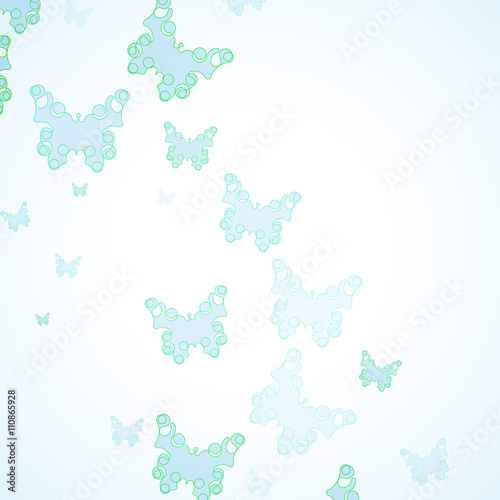 Abstract Butterfly background
