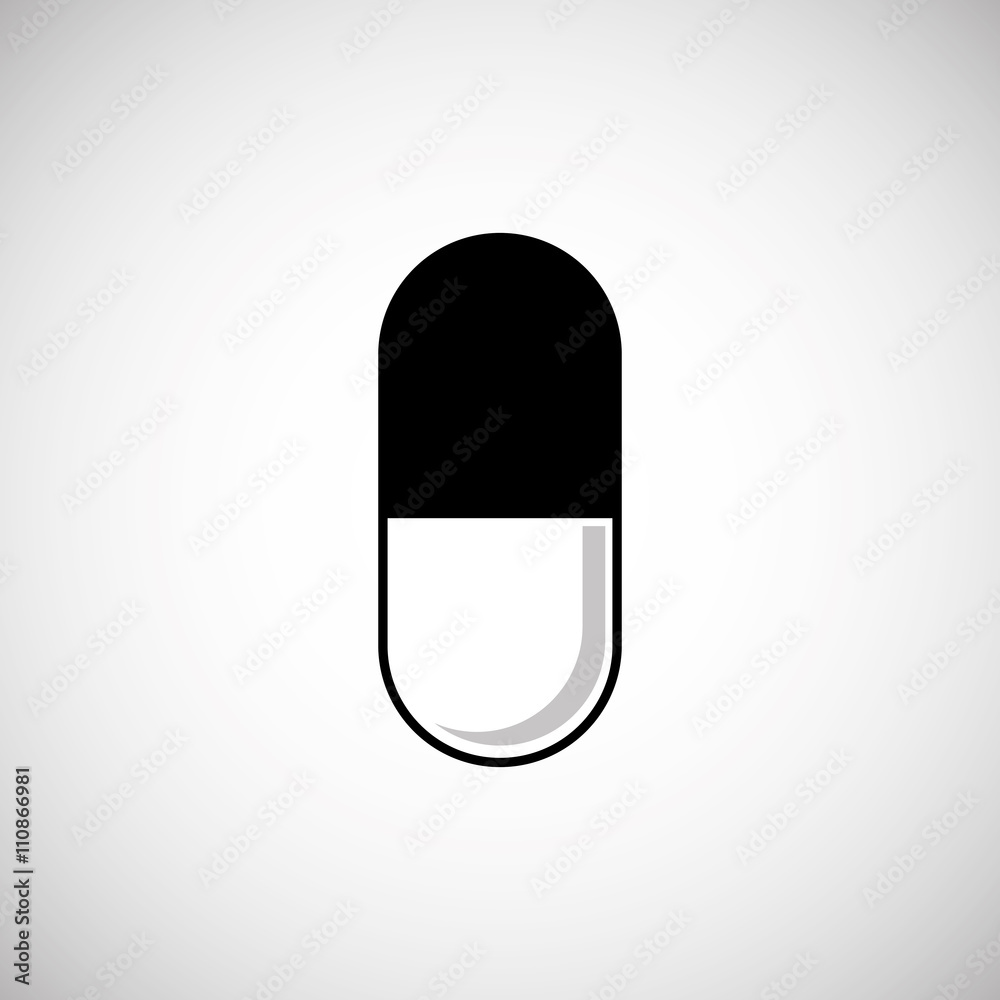 Medical care design. Health care icon. Flat illustration