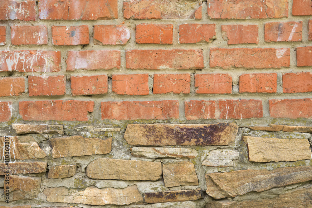 Obraz premium Old brick wall Paint