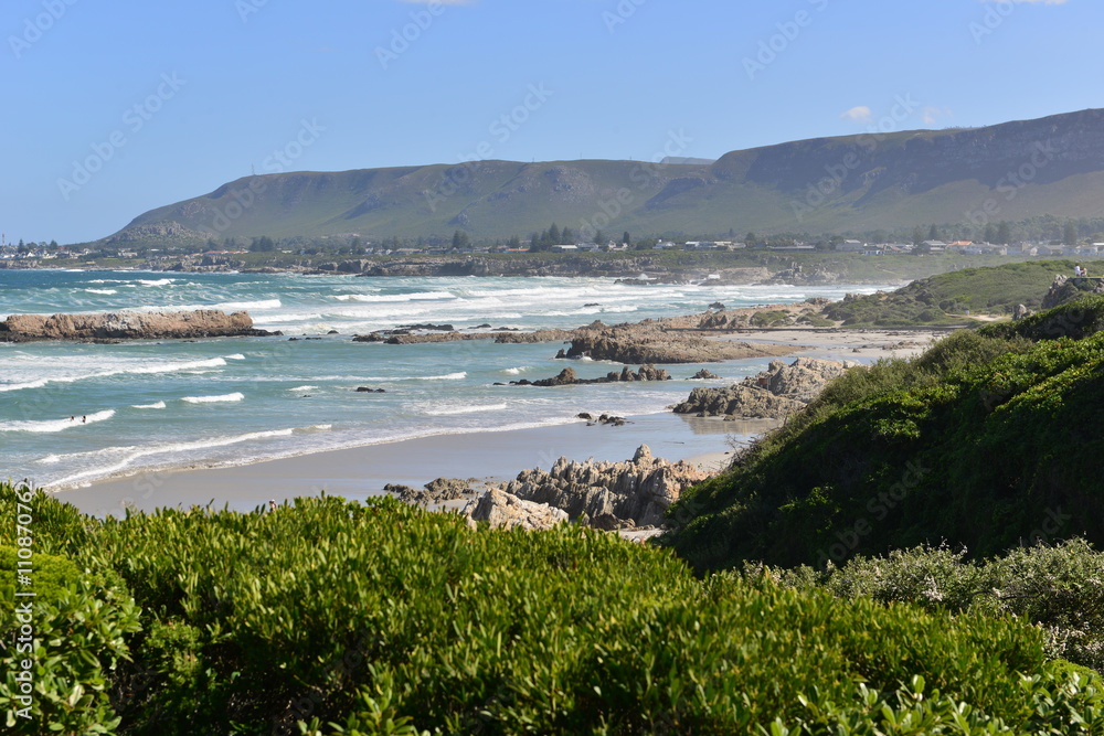 A rocky cove at Hermanus bay in South Africa