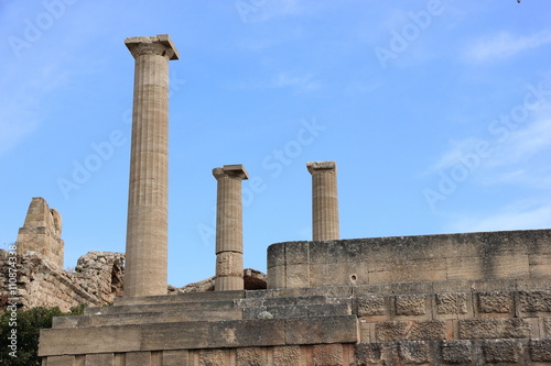 Acropolis of Lindos. Rhodes, Greece.