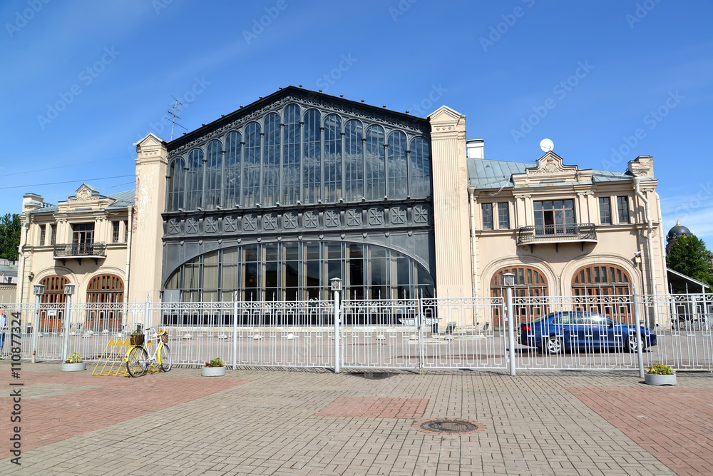 Building of the former Warsaw railway station. St. Petersburg