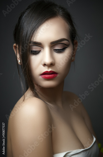 Model with creative makeup