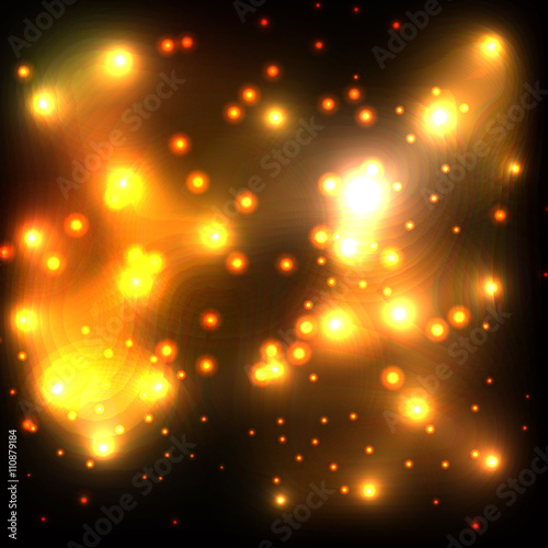 Stars cosmic sky abstract vector background concept