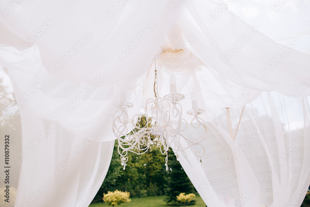 beautiful wedding decoration for Silk tent for the wedding ceremony for the newlyweds beautiful wedding decoration for Silk tent for the wedding ceremony for the newlyweds