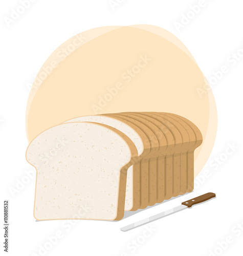 bread loaf and Bread knife