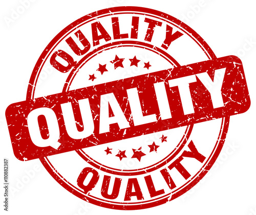 quality red grunge round vintage rubber stamp