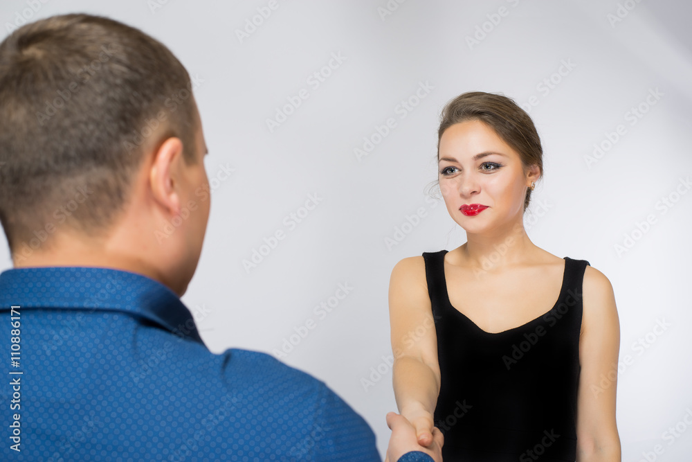 Fototapeta premium Business handshake