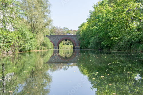 Bridge and the reflections of it