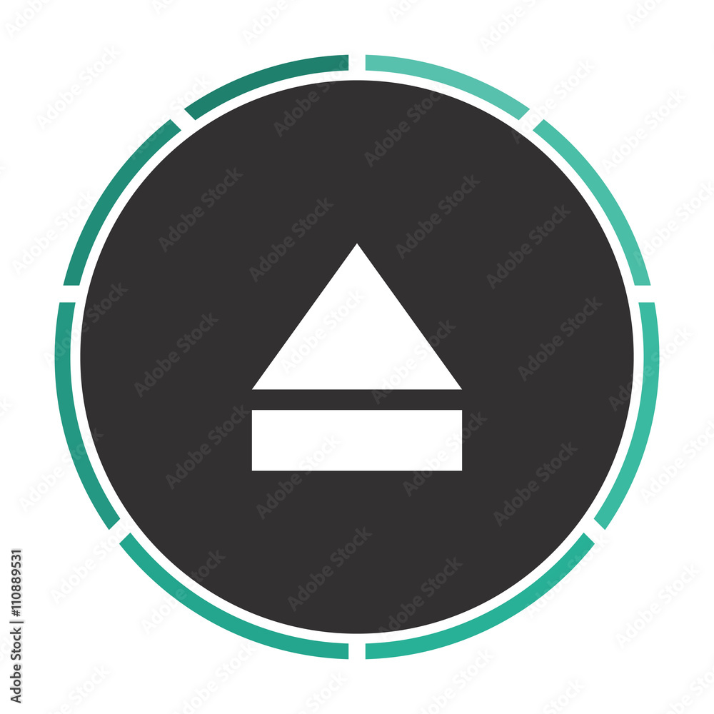 Eject computer symbol Eject computer symbol