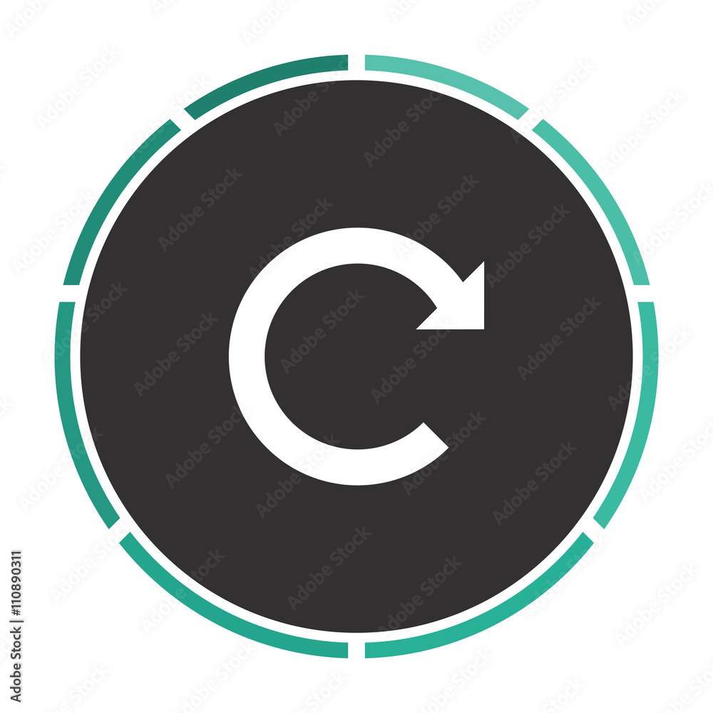 Rotation Arrow computer symbol Rotation Arrow computer symbol