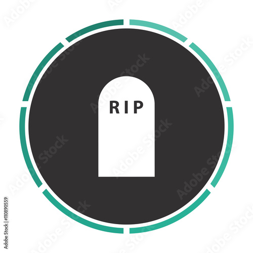 Grave computer symbol