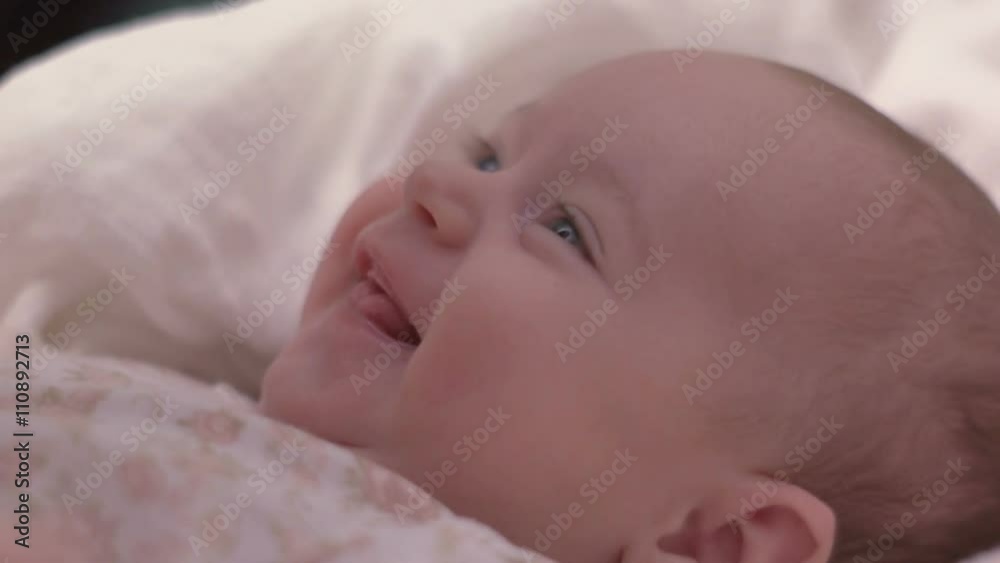 Excited and happy baby newborn girl
Excited and happy baby newborn girl