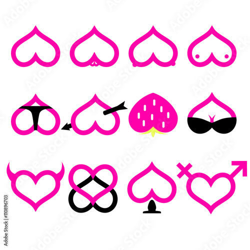 Love and sex icon collection
