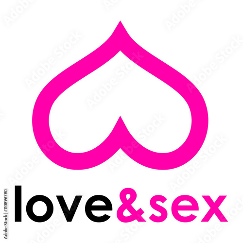 Sex shop logo - butt