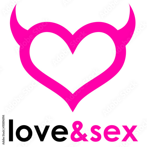 Sex shop logo heart