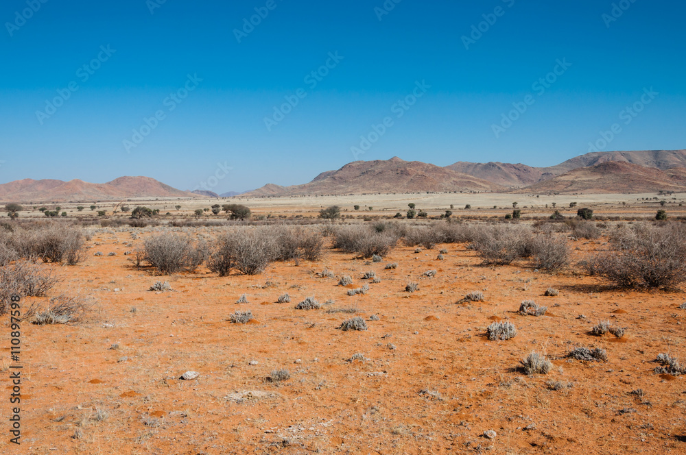 Roter Sand der Namib-Wüste; Namibia