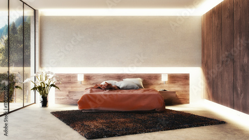 Photos Modernes Schlafzimmer (3D render)