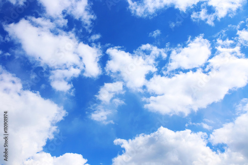 Fototapeta Naklejka Na Ścianę i Meble -  Blue sky background with white clouds. Clouds with blue sky. Clouds background. Sky print. Clouds print