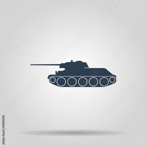 Tank icon. Vector concept illustration for design