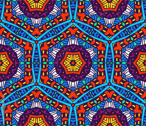 abstract vibrant seamless pattern 