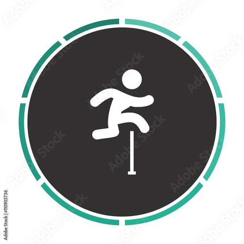Steeplechase computer symbol