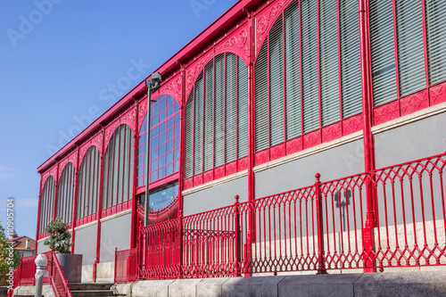 Detail of the Mercado Ferreira Borges in Porto photo