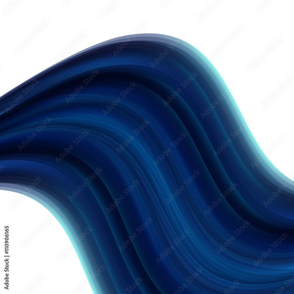 Obraz premium Abstract colorful waves. Vector illustration. Eps 10