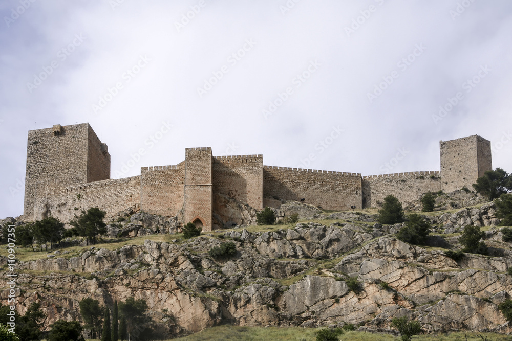 Castillo de Santa Catalina en la provincia de Jaén, Andalucía
