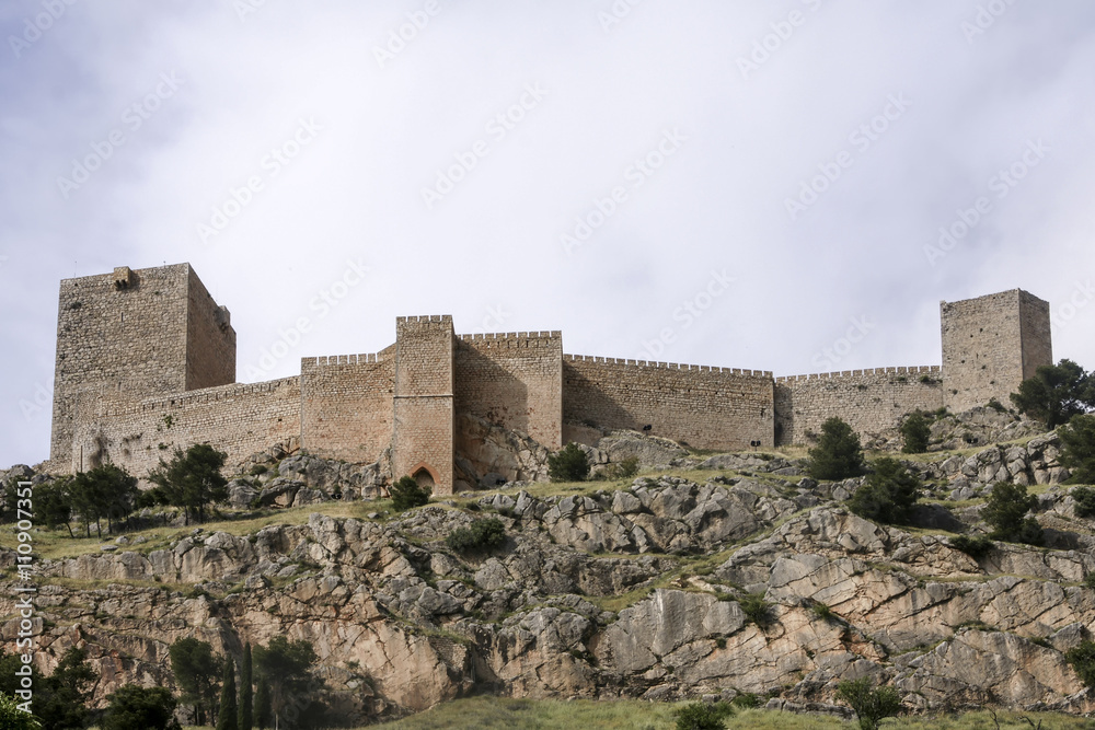 Castillo de Santa Catalina en la provincia de Jaén, Andalucía Castillo de Santa Catalina en la provincia de Jaén, Andalucía