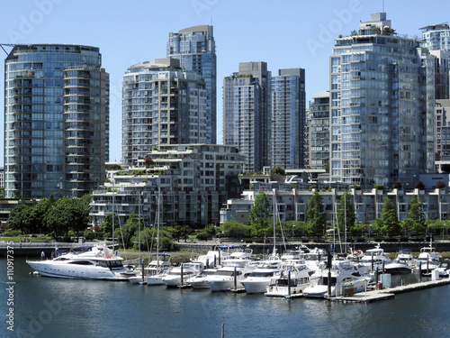 Vancouver False Creek Skyline Cityscape