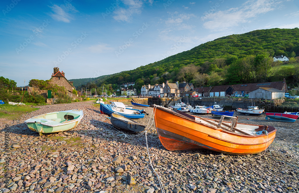 Fototapeta premium Porlock Weir on the Exmoor Coast