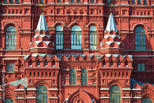 Iberian Gate and Chapel architectural detail in Moscow Kremlin, Russia