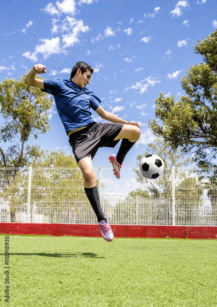 Fototapeta premium football soccer player