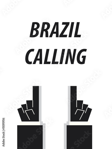 MEXICO CALLING typography vector illustration