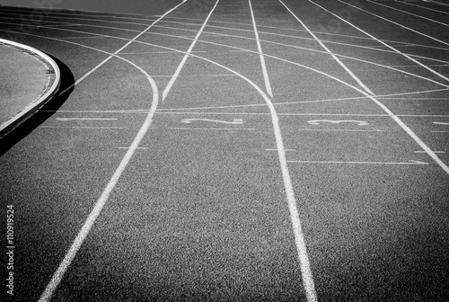 Fototapeta Naklejka Na Ścianę i Meble -  Running track for the athletes background