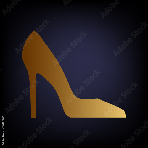 Woman shoe sign