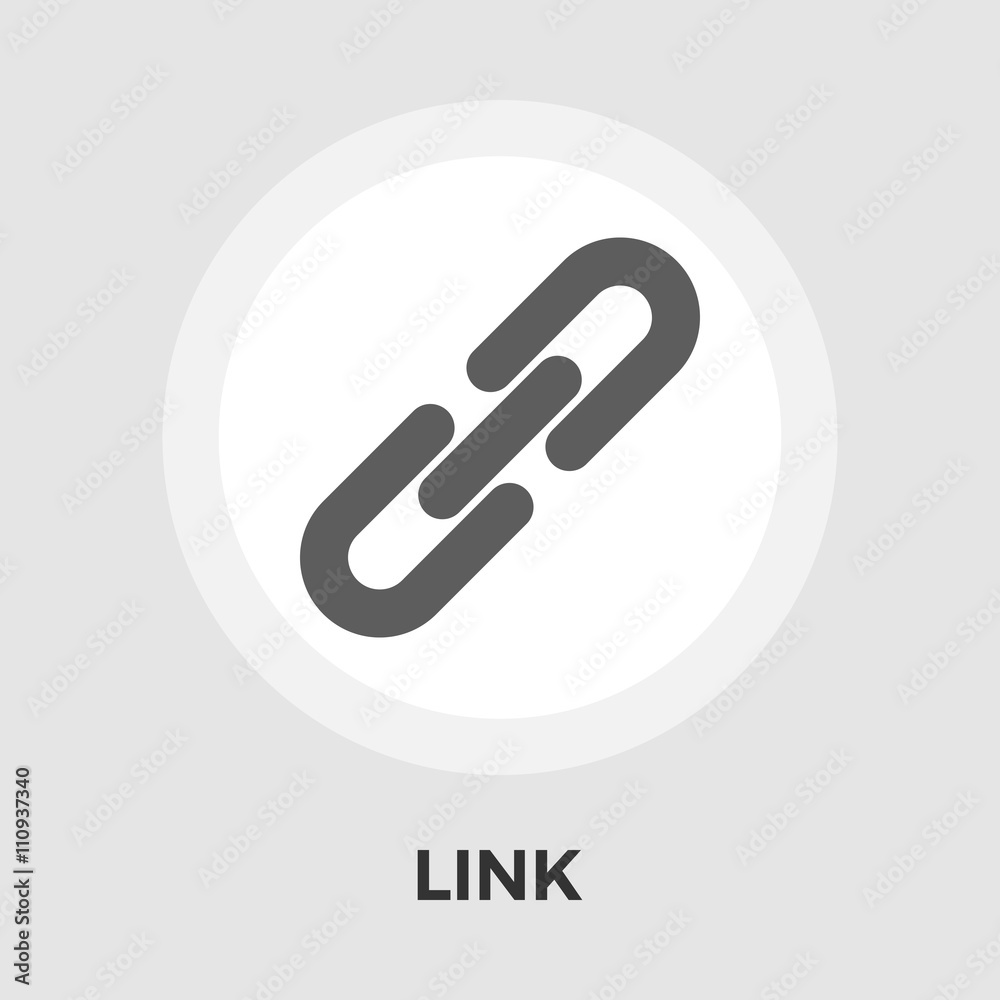 Link vector flat icon Link vector flat icon