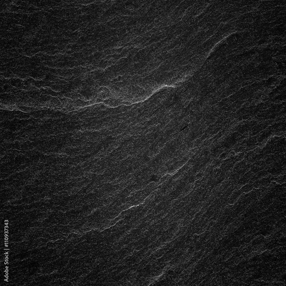 Fototapeta premium Dark grey black slate background or natural stone texture.